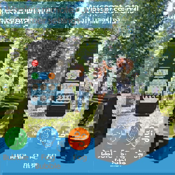 FX Lab Bubble Fog Machine - With 3 Modes: Bubbles, Fog & Bubbles & Fog.