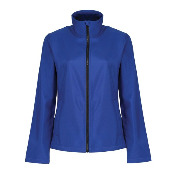 Regatta Womens/Ladies Ablaze Printable Soft Shell Jacket - Royal Blue/Black