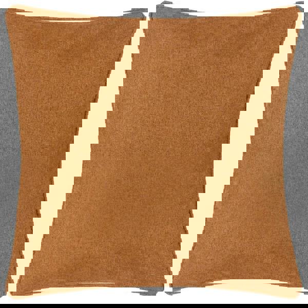 Furn Dawn Piping Detail Textured Cushion Cover - Brick