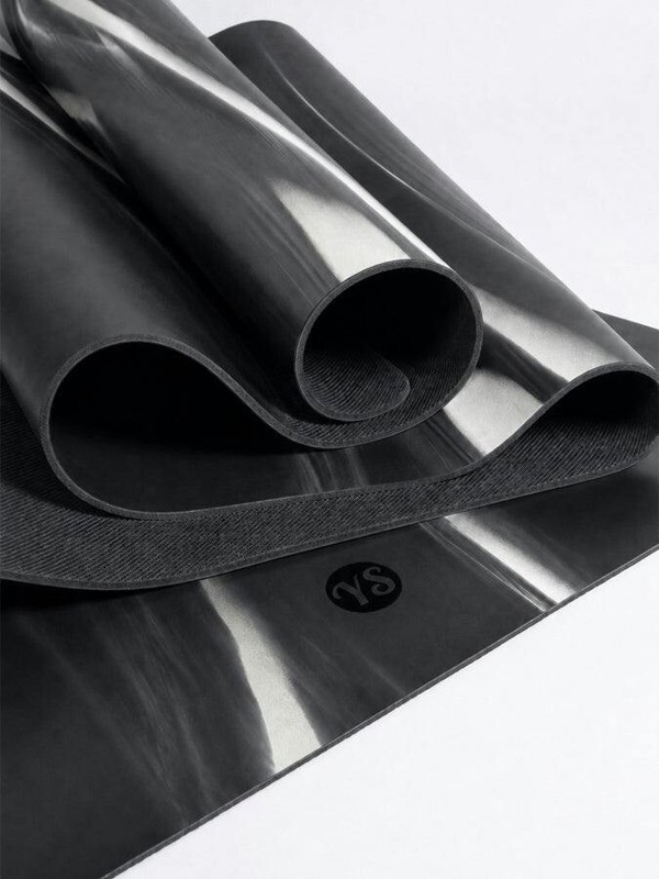 Yoga Studio Grip Yoga Mat 4mm - Black & White Marble