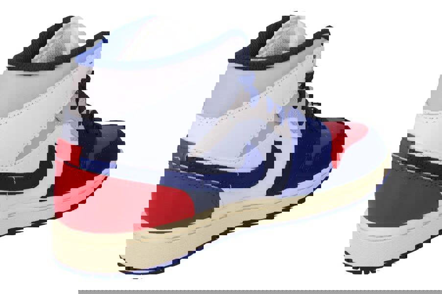 Nike Air Jordan 1 Mid Mens Trainers Dq8426  102 - White Deep Royal Blue 102 - Photo 2