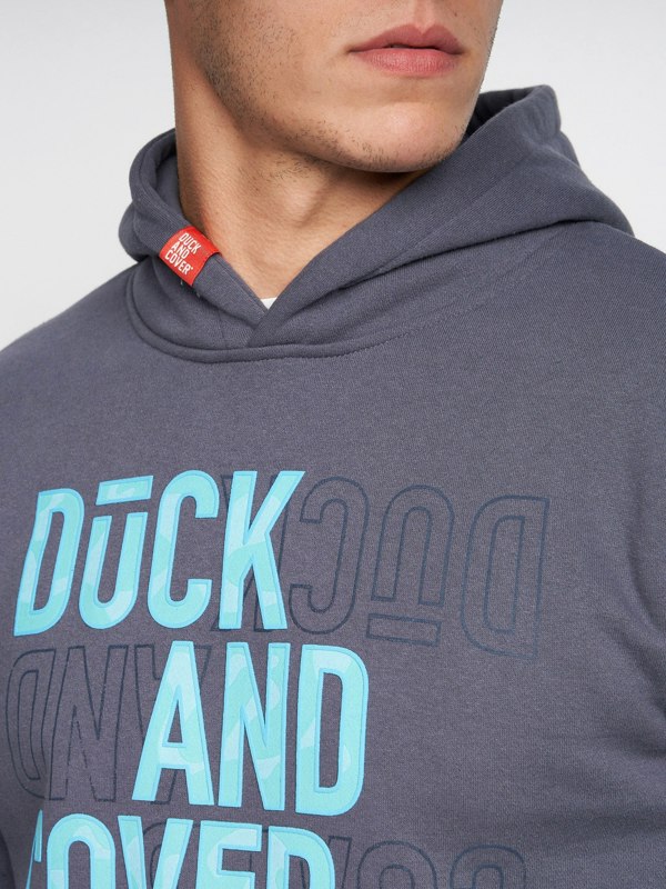 Duck and Cover Pecklar Hoodie - Navy