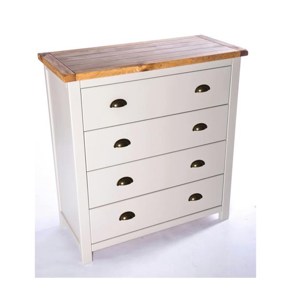 Cabinet Bits Argenta 4 Drawer Chest of Drawers Brass Cup Handle