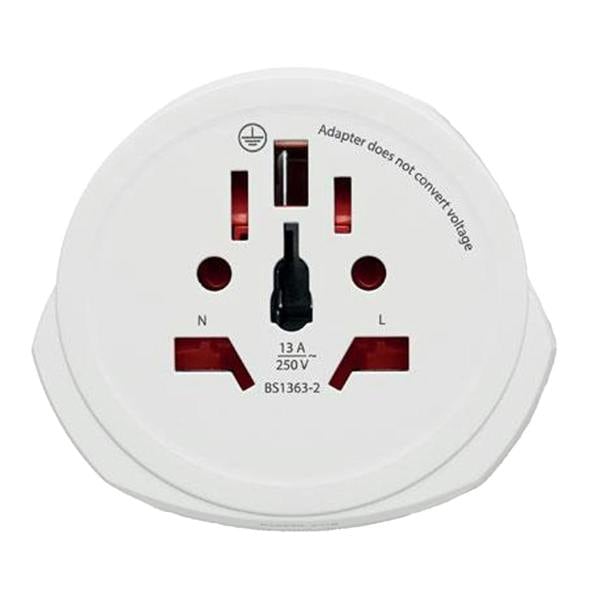 MidOcean Skross World to EU Travel Adapter (EU Plug) - White - 