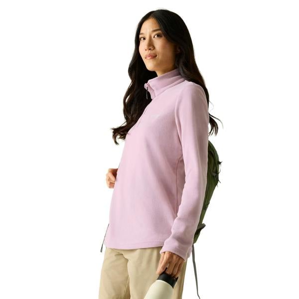 Regatta Womens/Ladies Sweetheart Quarter Zip Fleece Top - Powder Lilac - 