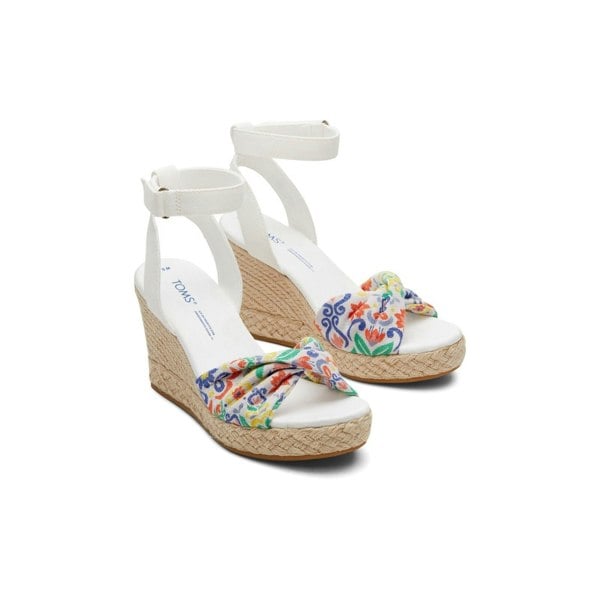 TOMS Marisela Womens Sandals - White