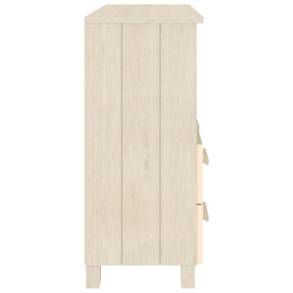 Berkfield Sideboard HAMAR Honey Brown 85x35x80 cm Solid Wood Pine
