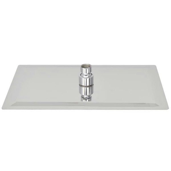 Berkfield Rain Shower Head Stainless Steel 20x30 cm Rectangular