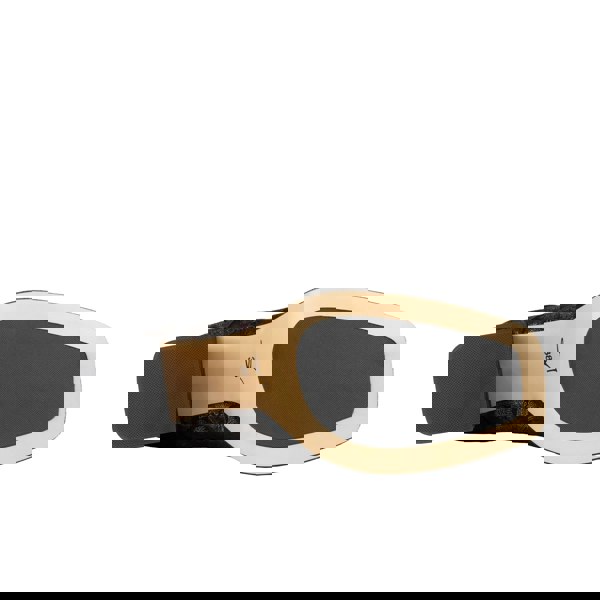 Embassy London Roulette Platform - Black Foil - Women's leather oxford pump with platform and block heel