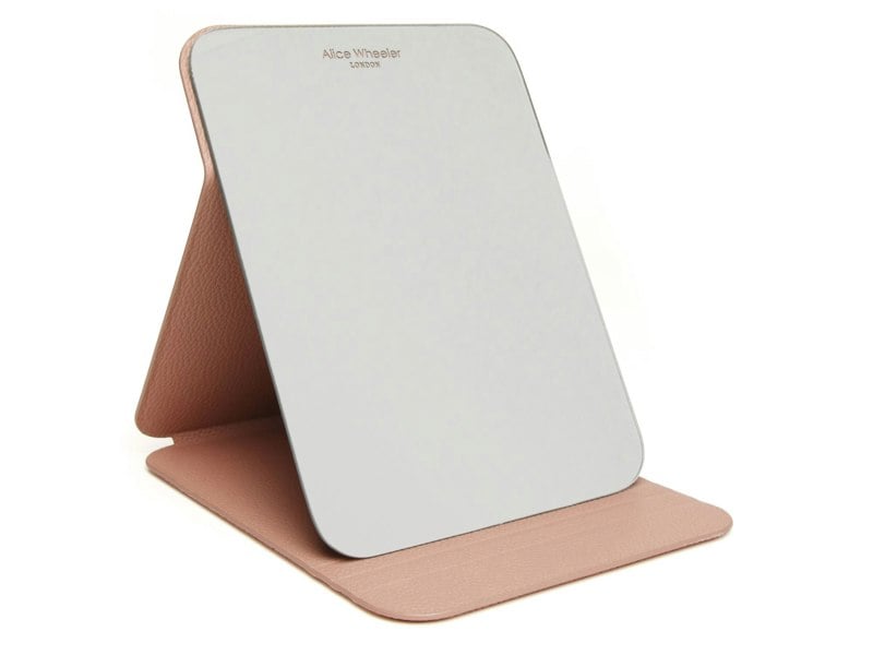 Alice Wheeler Folding Travel Vanity Mirror  Boxed For Gifting