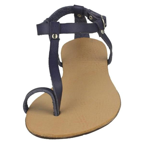 Spot On Ladies Spot On Flat Toeloop Sandal Ankle Strap