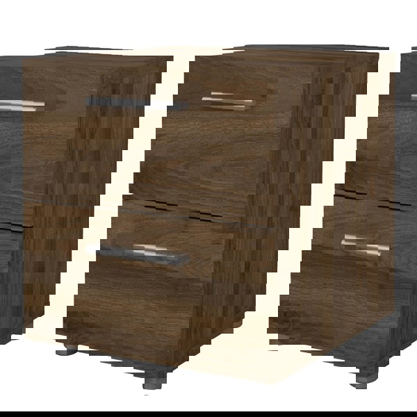 Furniture To Go Pepe Bedside 2 Drawers in Walnut