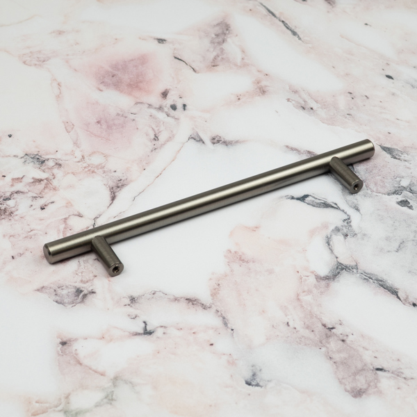 Handle & Home Gunmetal T-Bar Handles & Coordinating Pull Knob
