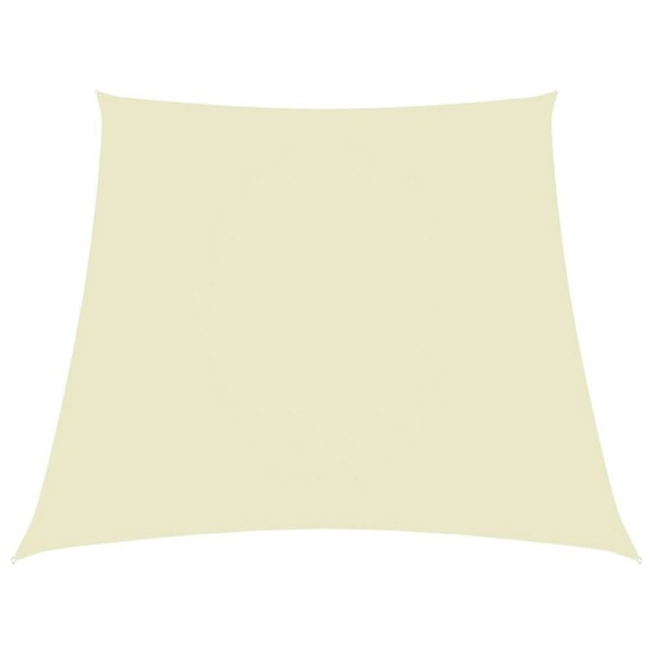 Berkfield Sunshade Sail Oxford Fabric Trapezium 2/4x3 m Cream