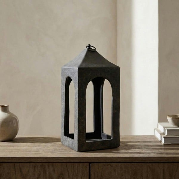 Garden Greatness Rustic Decorative Display Lantern