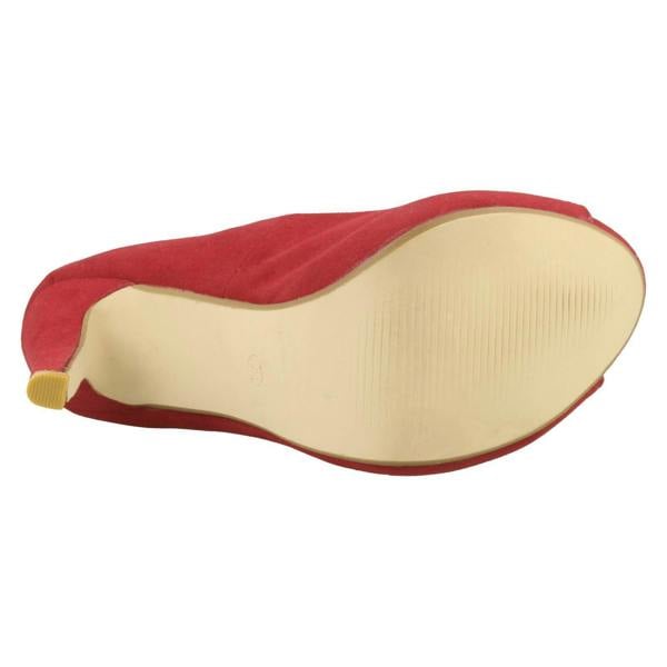 Spot On Ladies Spot On Slip On Heels