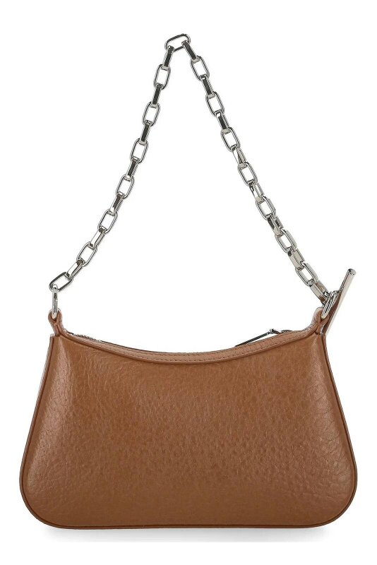 Alexander McQueen T-Bar Mini Handbag Pecan Brown