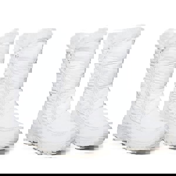 VIVA Polar Womens Memory Foam Twin Zip Waterproof Faux Fur Snow Boots