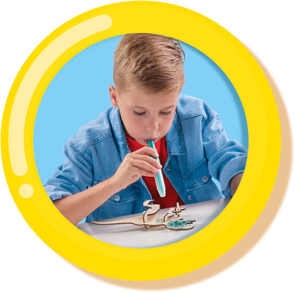  SES Creative Blow airbrush pens - Dinosaurs