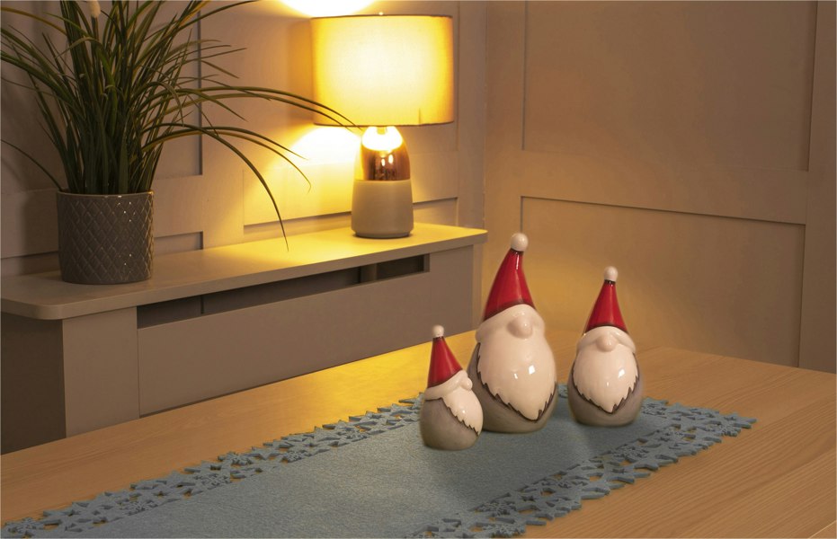 St Helens Felt Table Runner, Grey