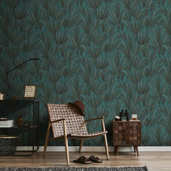 Erismann Luxury Leaf Wallpaper