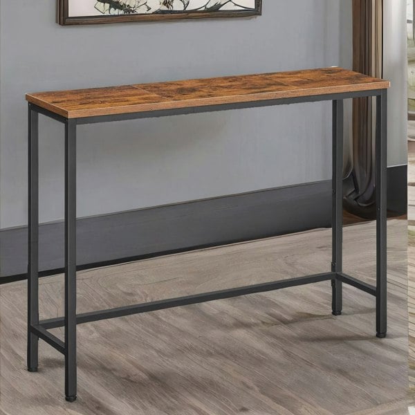 Rafaelo Mobilia Industrial Rustic 100CM Wide Console Table