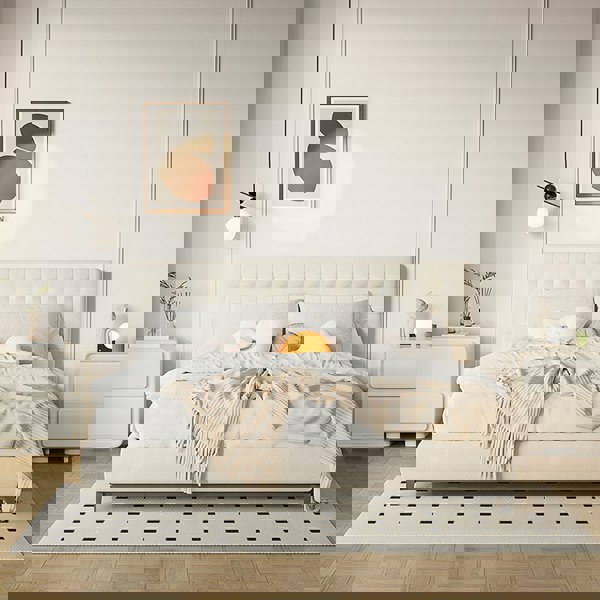 Julieta Bedside Table, Cream-Rit Concept-Rit Concept