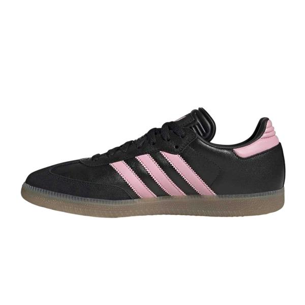 Adidas Womens/Ladies Messi Leather Trainers - Black/Pink/Gum - 