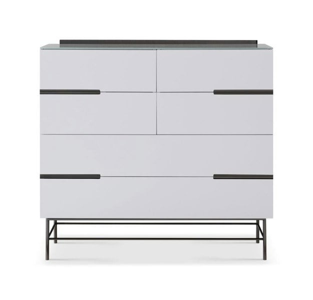 Six Drawer Wide Chest by Gillmore