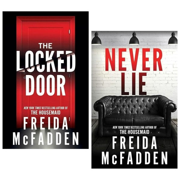 Story fire UK Ltd Freida McFadden 2 Books Collection Set (Never Lie and The Locked Door)