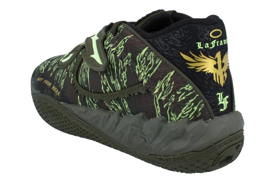 Puma Mb.05 Camo La Melo Ball Mens Basketball Trainers 312795  01