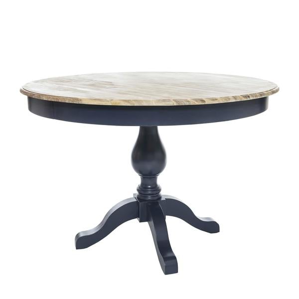 Statement Furniture Florence Large Pedestal Dining Table with Hidden Drawers 120cm