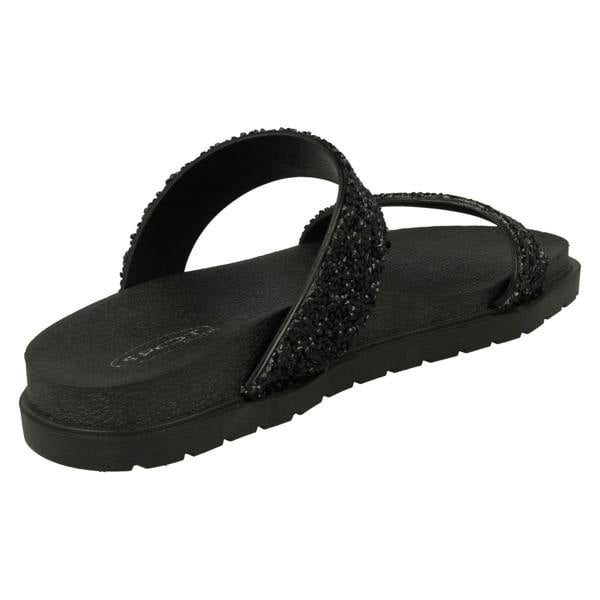Spot On Ladies Spot On Slip On Sandals