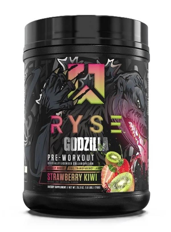 RYSE Godzilla Pre-Workout, Strawberry Kiwi - 716g