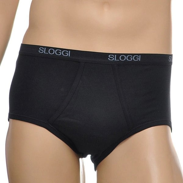 Sloggi - Basic Men's Maxi Brief, Black - Boxers - and - Briefs.net