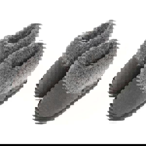 Eastern Counties Leather Womens Sheepskin Lined Slipper Boots - Grey