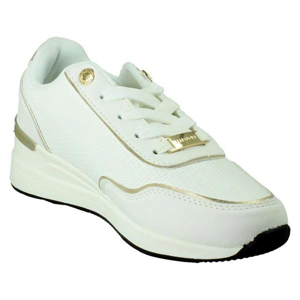 Elle Sport Ladies Elle Sport Zip Detailed Lace Up Trainers F7545
