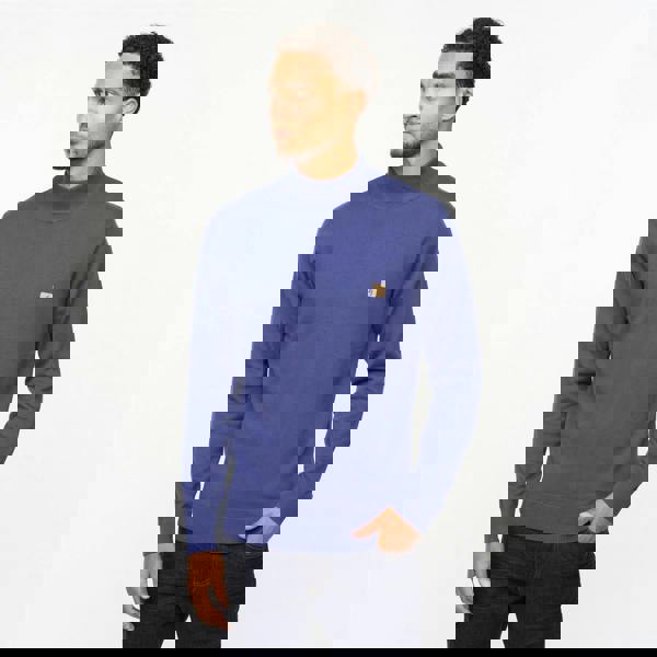 Gabicci V55GK10 Mens Duke Long Sleeve Plain Knitted Turtle Neck Gabicci Vintage - ATLANTIC