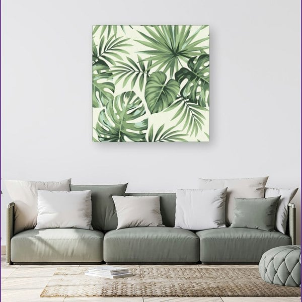 Warren Reed Exotic Palm Leaves Canvas