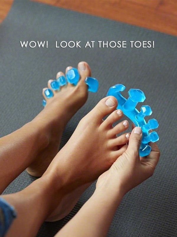 YogaToes Gems Toe Separators - Sapphire Blue