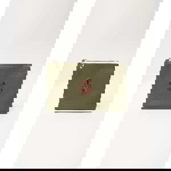 Blue Vanilla Detailed Zip Up Purse With Detachable Strap