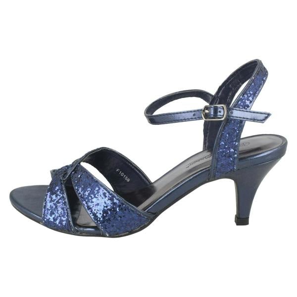 Anne Michelle Ladies Anne Michelle Peep Toe Mid Heel Sandal