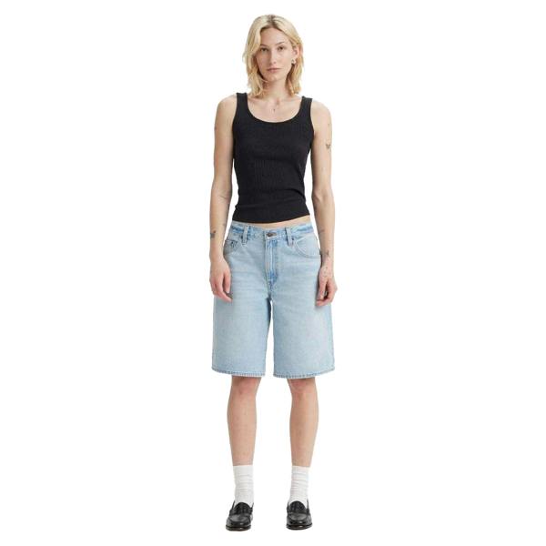 Levis Womens/Ladies Baggy Shorts - Denim - 