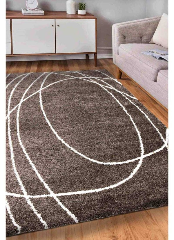 Halo Squiggle Rug – Soft Striped Eco-Friendly Rug