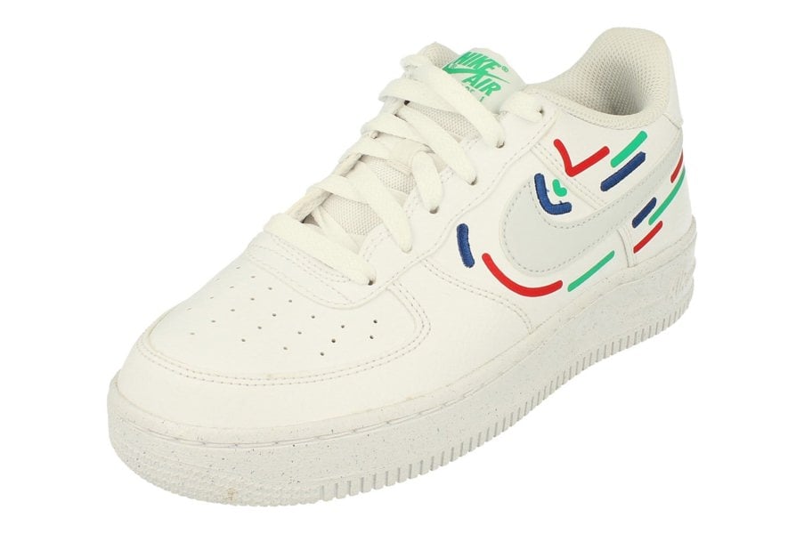 Nike Air Force 1 Impact GS Nn Trainers Fd0532  100 - White White Game Royal 100 - Photo 0
