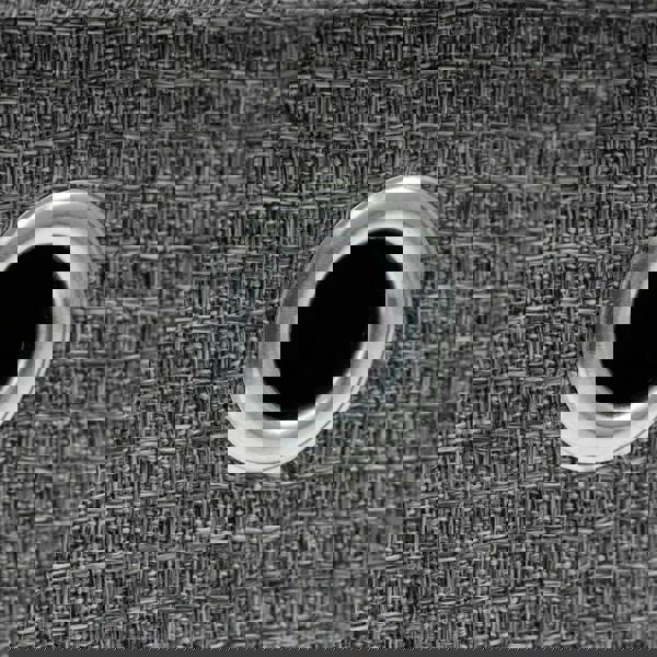 JVL Chroma Foldable Fabric Storage Cube with Lid for Home Organisation, Grey