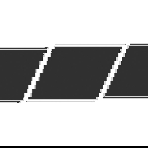 Exclusive Mirrors Modern Silver Metal Rectangle Frame Leaner Mirror 200cm x 100cm