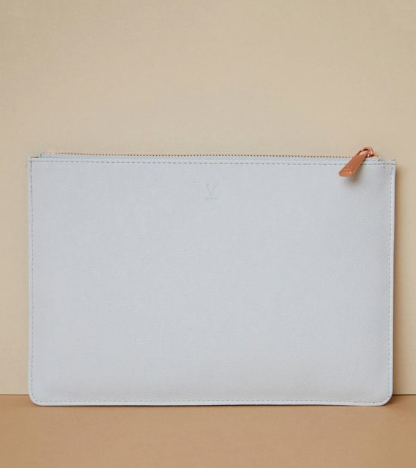 Votch AppleSkin Light Grey & Rose Gold Pouch | Classic Essentials