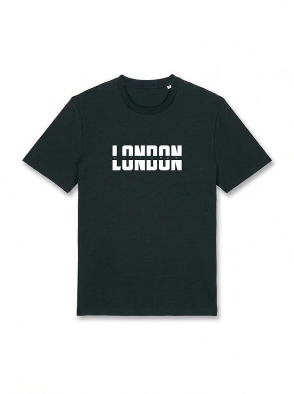 London Attitude Essential Split Graphic Premium Organic Cotton T-Shirt