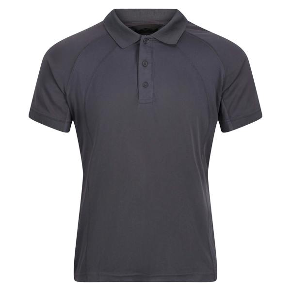 Regatta Professional Mens Coolweave Short Sleeve Polo Shirt - Iron - 